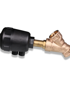 Slanted seat valve 2000-A-25-E-RG2-G 1"